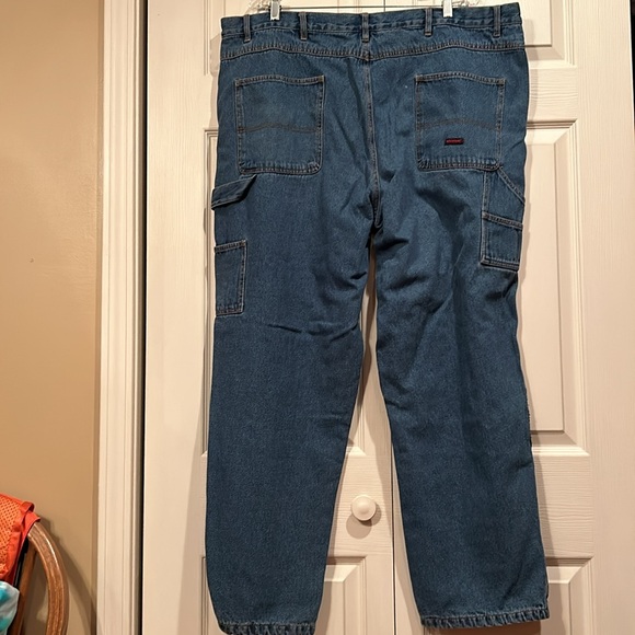Wolverine 46/32 Flannel lined, Carpenter Style,  Cotton Denim, Jeans - Picture 6 of 10